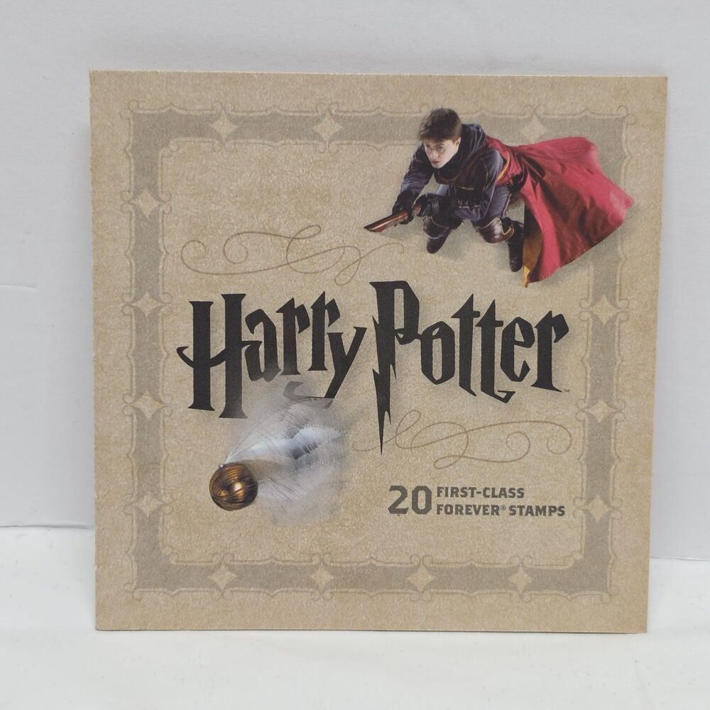 2013 Harry Potter USPS Complete Booklet with 20 Forever Stamps